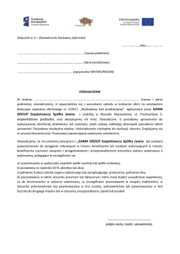 GAMA GROUP Szepietowscy Sp&oacute;łka Jawna