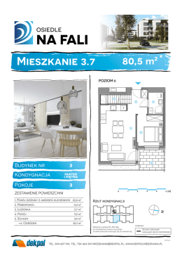 Mieszkanie 3.7 80,5 m2