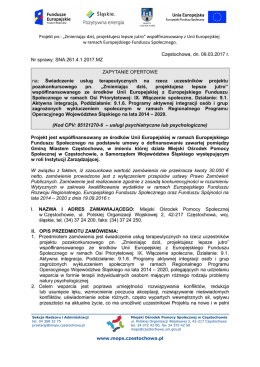 Zapytanie ofertowe - Miejski Ośrodek Pomocy Społecznej w