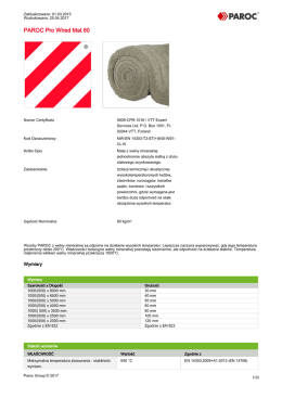 PAROC Pro Wired Mat 80