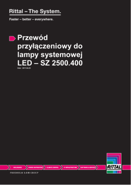 Przewód przyłączeniowy do lampy systemowej LED – SZ