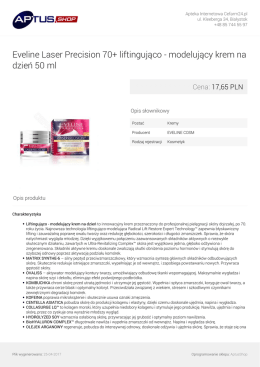Eveline Laser Precision 70+ liftingująco - modelujący