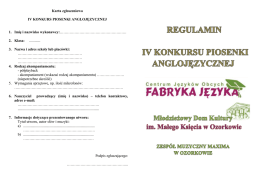 regulamin - Fabryka języka