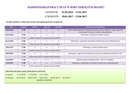 Terminarz