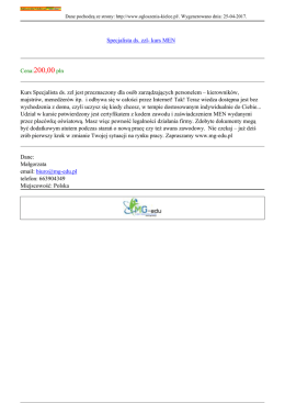 Specjalista ds. zzl