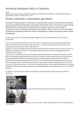 Generuj PDF - Komenda Powiatowa Policji w Cieszynie