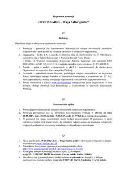 Sprawdź regulamin akcji