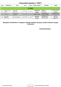 Pobierz obsadę 4 liga 4