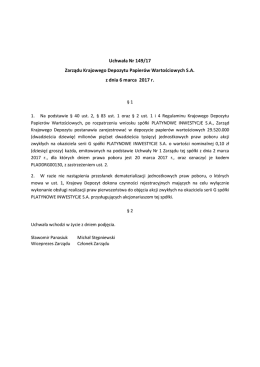 Uchwała Nr 0149-2017