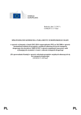 KOMISJA EUROPEJSKA Bruksela, dnia 7.3.2017 r