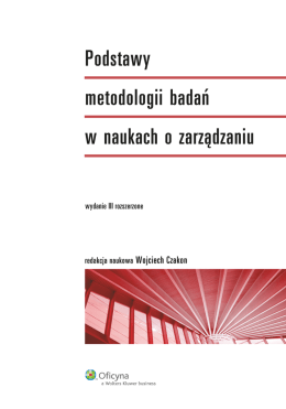 Podstawy metodologii badań w naukach o zarządzaniu (PDF