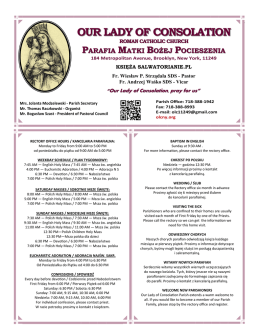 MARCH 12, 2017Click to - Our Lady of Consolation RC