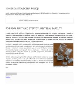 Generuj PDF - Komenda Stołeczna Policji