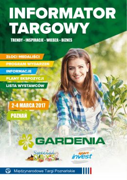 Zobacz katalog - Gardenia - Międzynarodowe Targi Poznańskie