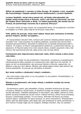 Wersja PDF - AS Roma.pl
