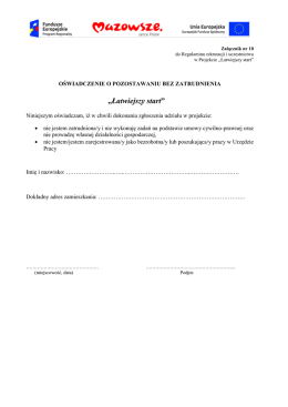 &bdquo;Łatwiejszy start&rdquo;