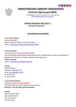 Pobierz - Ministerstwo Obrony Narodowej