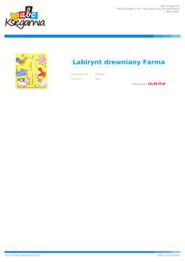 Labirynt drewniany Farma