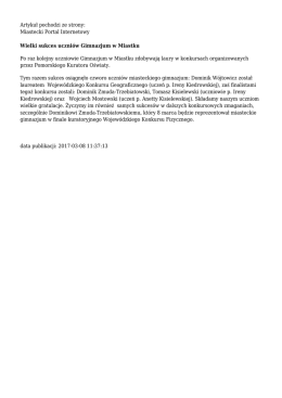 Artykuł pochodzi ze strony: Miastecki Portal Internetowy