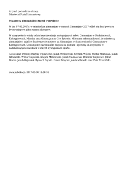 Artykuł pochodzi ze strony: Miastecki Portal Internetowy