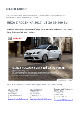 Generuj PDF - LELLEK Group