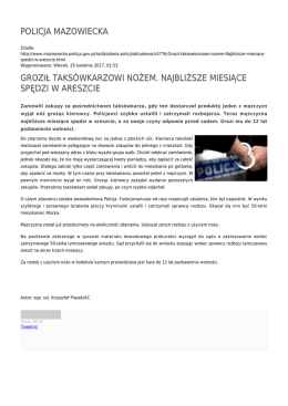 Generuj PDF - Policja Mazowiecka