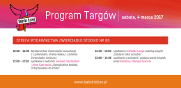 Wydawnictwo Zwierciadło, Stoisko 80, Targi Babski Dzień 2017