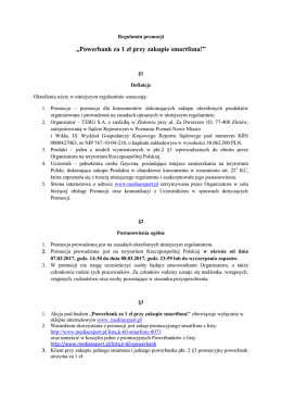 Sprawdź regulamin akcji