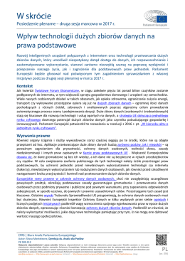 Briefing European Parliamentary Research Service