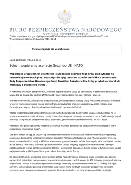 Generuj PDF - Biuro Bezpieczeństwa Narodowego