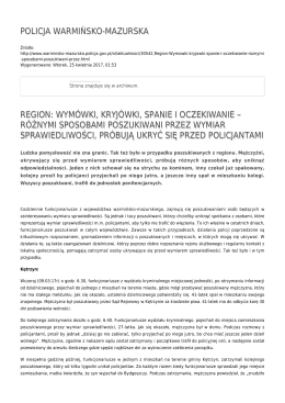Generuj PDF - Policja Warmińsko