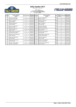 Rally Sweden 2017 - Rally-Base