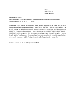 Raport bieżący 6/2017