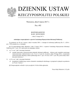 DZIENNIK USTAW