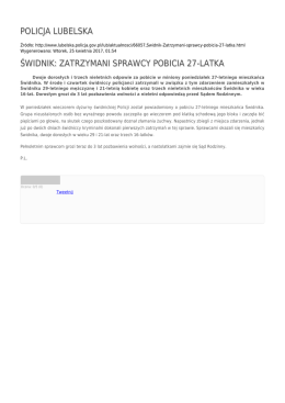 policja lubelska świdnik: zatrzymani sprawcy pobicia 27