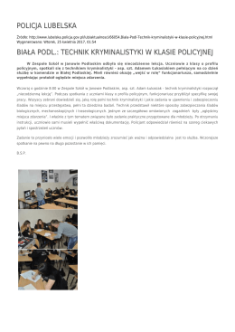 Generuj PDF - Policja Lubelska