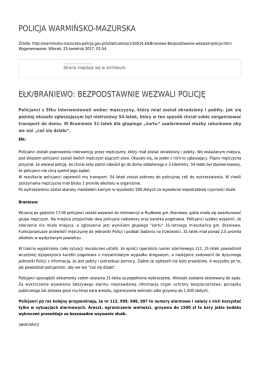 Generuj PDF - Policja Warmińsko