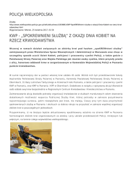 Generuj PDF - Policja Wielkopolska
