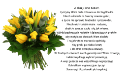 Z okazji Dnia Kobiet, życzymy Wam dużo zdrowia w szczególności