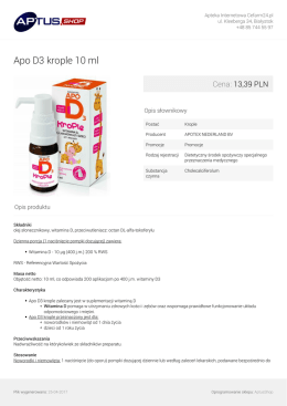 Apo D3 krople 10 ml