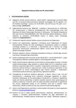 &bdquo;Dzień Kobiet&rdquo; rozgrywanego na antenie Radia Vox FM i na s