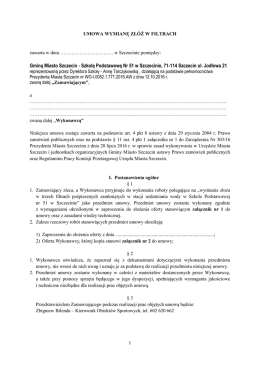 Gminą Miasto Szczecin - Szkoła Podstawowa nr 51 w Szczecinie
