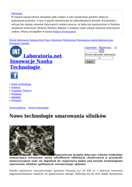 Nowe technologie smarowania silników