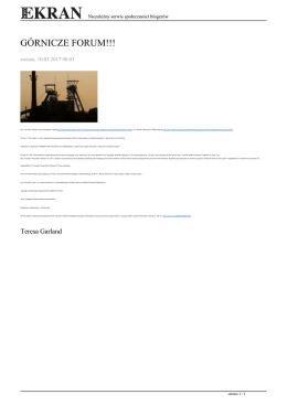 górnicze forum!!!