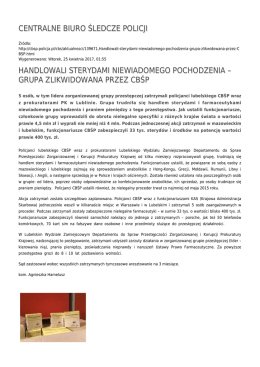 Generuj PDF - Centralne Biuro Śledcze Policji