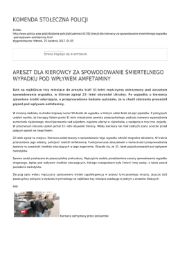 Generuj PDF - Komenda Stołeczna Policji