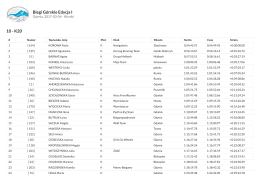 10 km (kategorie wiekowe)