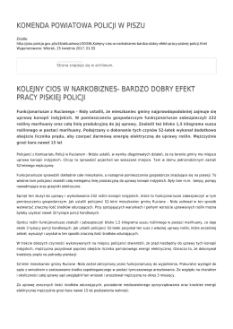 Generuj PDF - Komenda Powiatowa Policji w Piszu