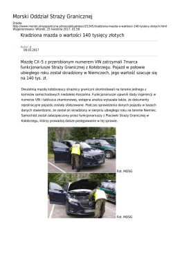 Generuj PDF z tej stronie - Morski Oddział Straży Granicznej