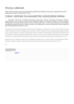 Generuj PDF - Policja Lubelska